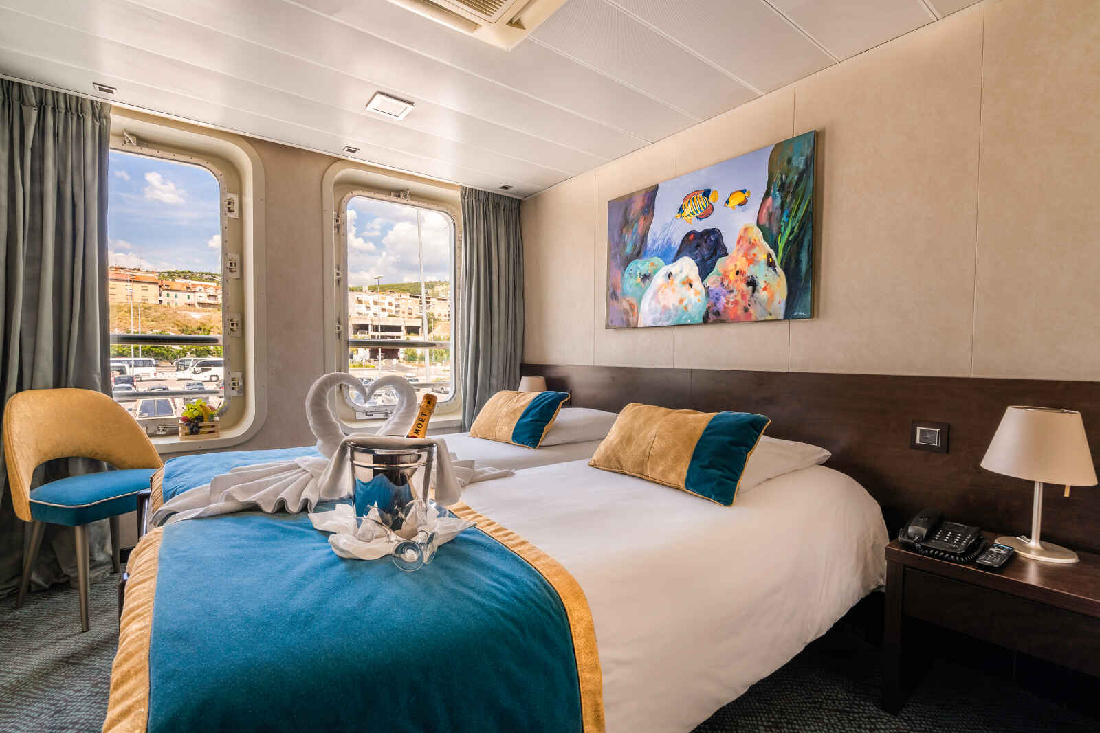 Cabine double pont supérieur, M/S La Belle de l'Adriatique, CroisiEurope