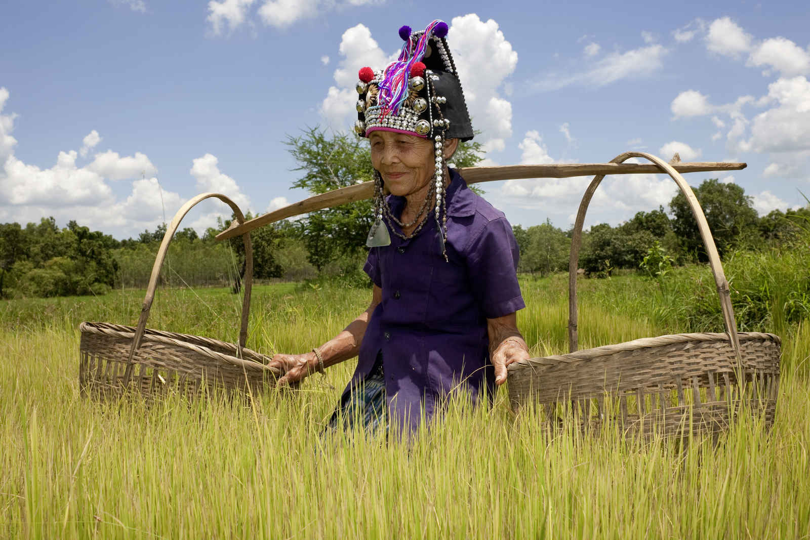 vieille femme Akha, Laos