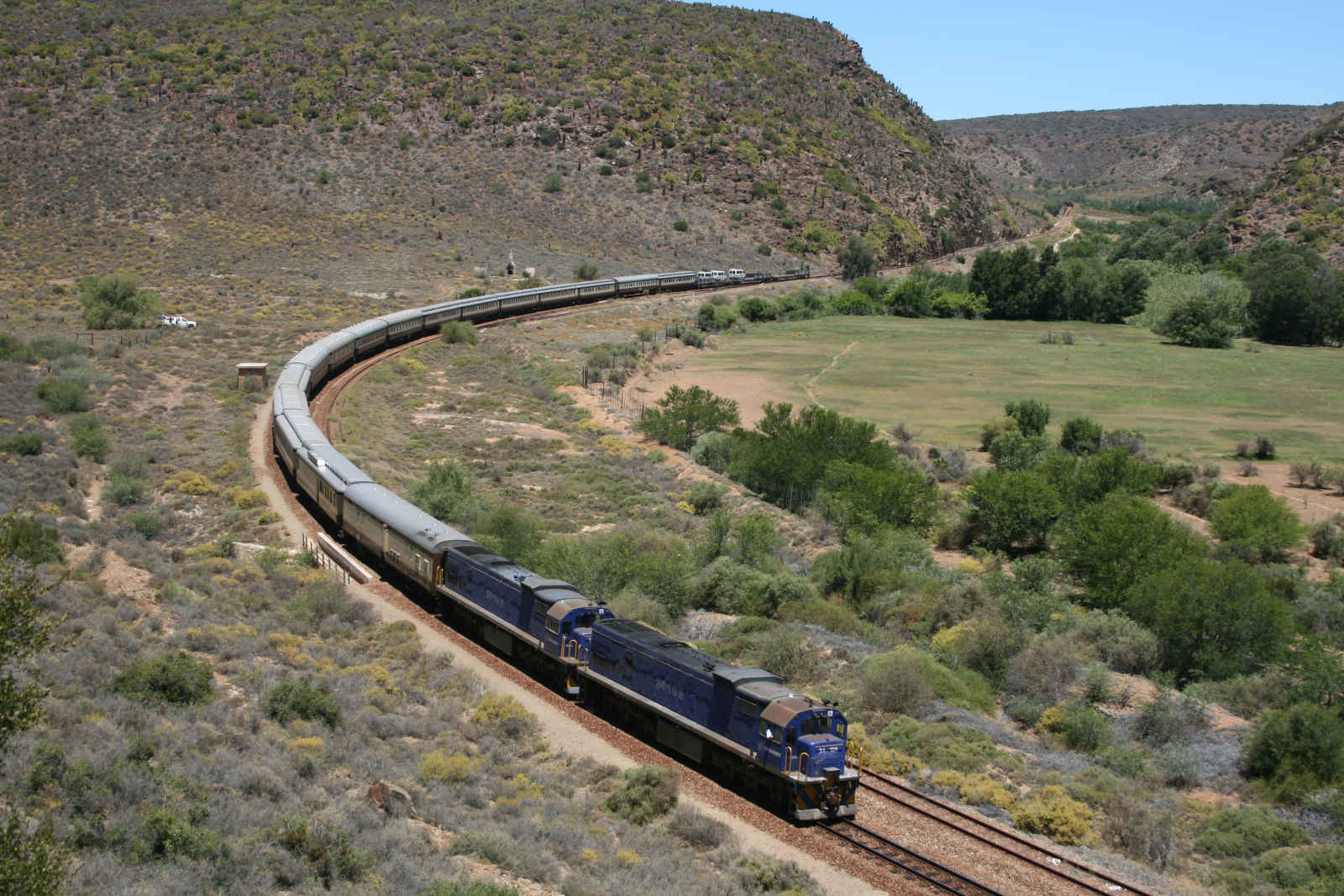 Vue extérieure, Shongololo Express