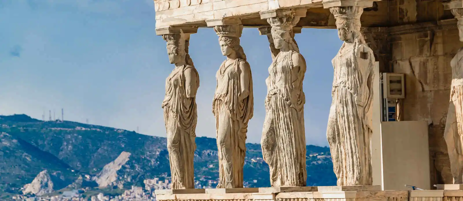 Temple d'Érechthéion, Acropole, Athènes, Grèce