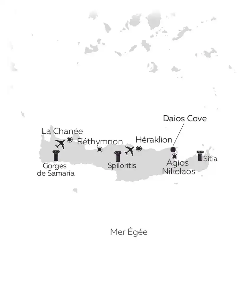 Carte Daios Cove
