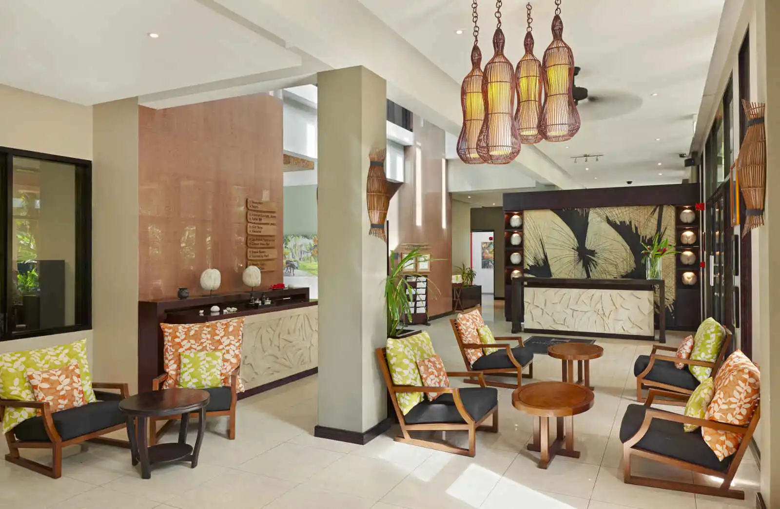 Réception de l'hôtel, DoubleTree by Hilton Seychelles Allamanda