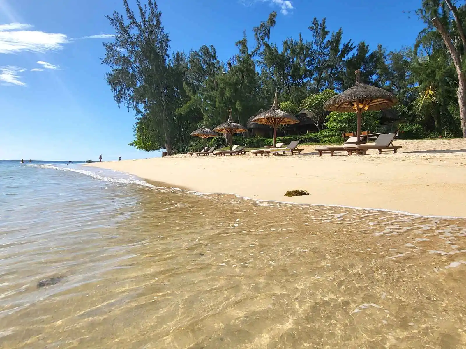 Plage de l'hôtel, The Oberoi Beach Resort Mauritius
