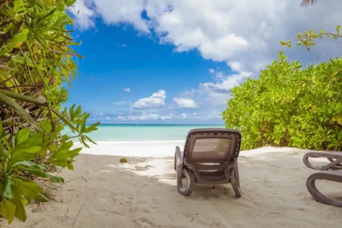 Plage de l'hôtel, Les Villas d'Or