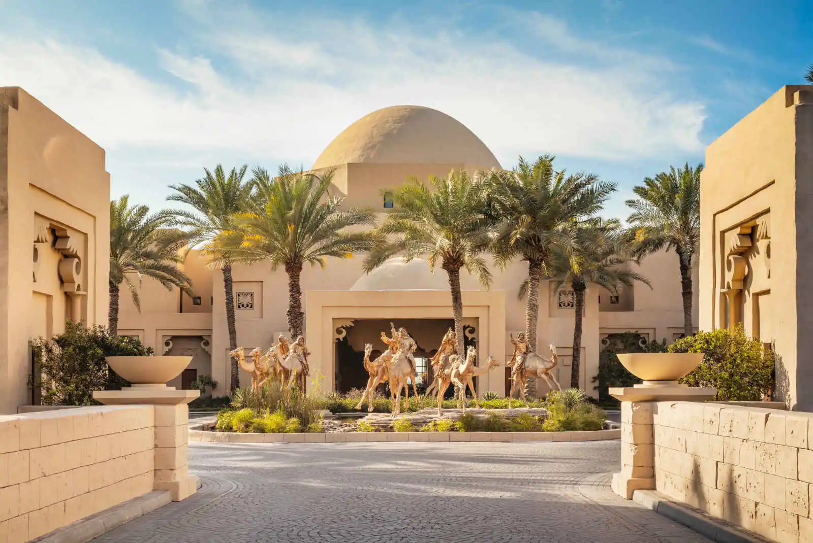Entrée principale de The Palace, One&Only Royal Mirage, Dubaï, Émirats arabes unis