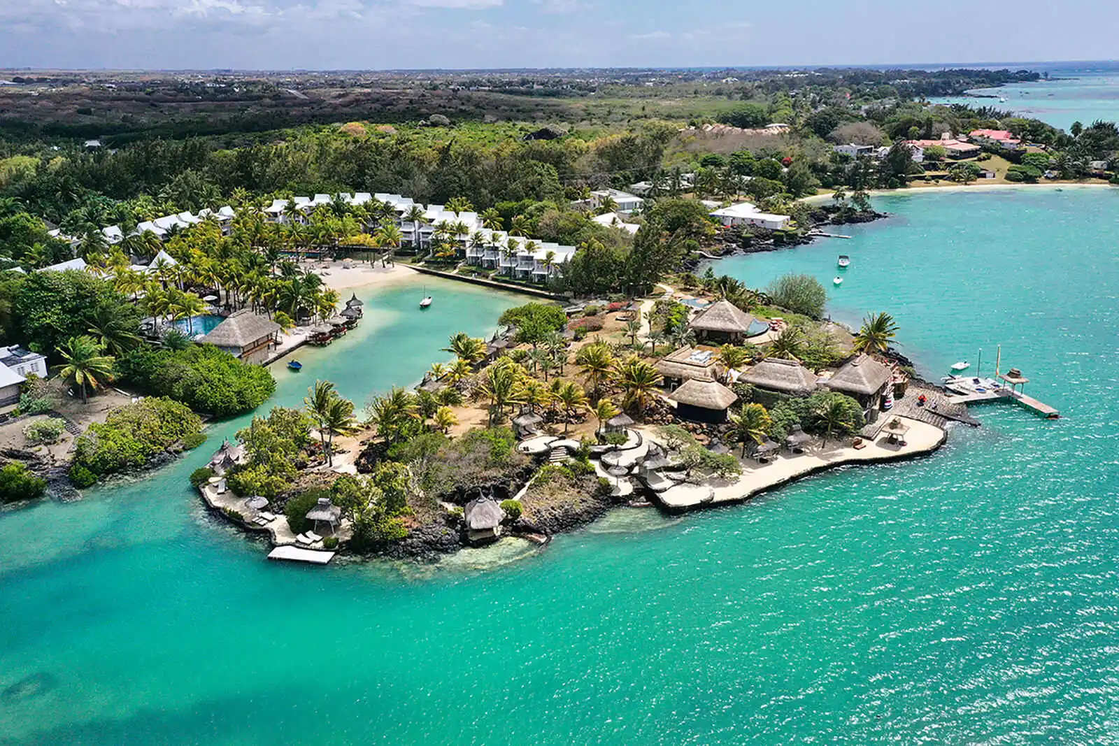 Vue aérienne de l'hôtel, Paradise Cove Boutique Hotel