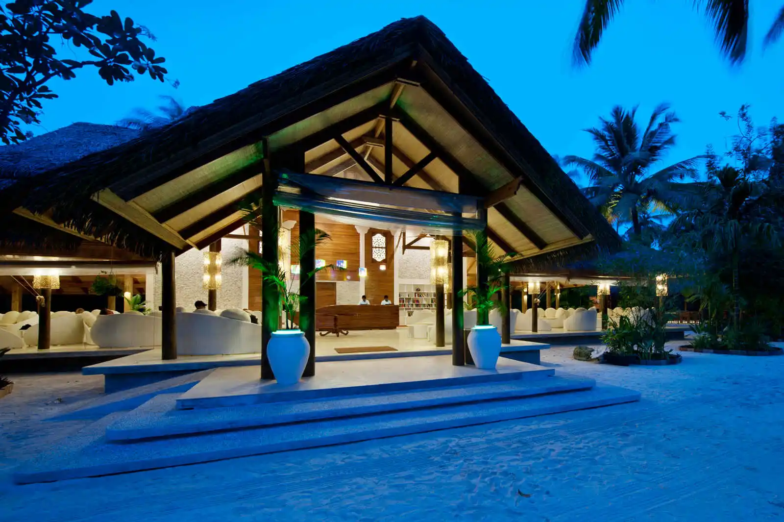 Réception de l'hôtel, Kuramathi Maldives