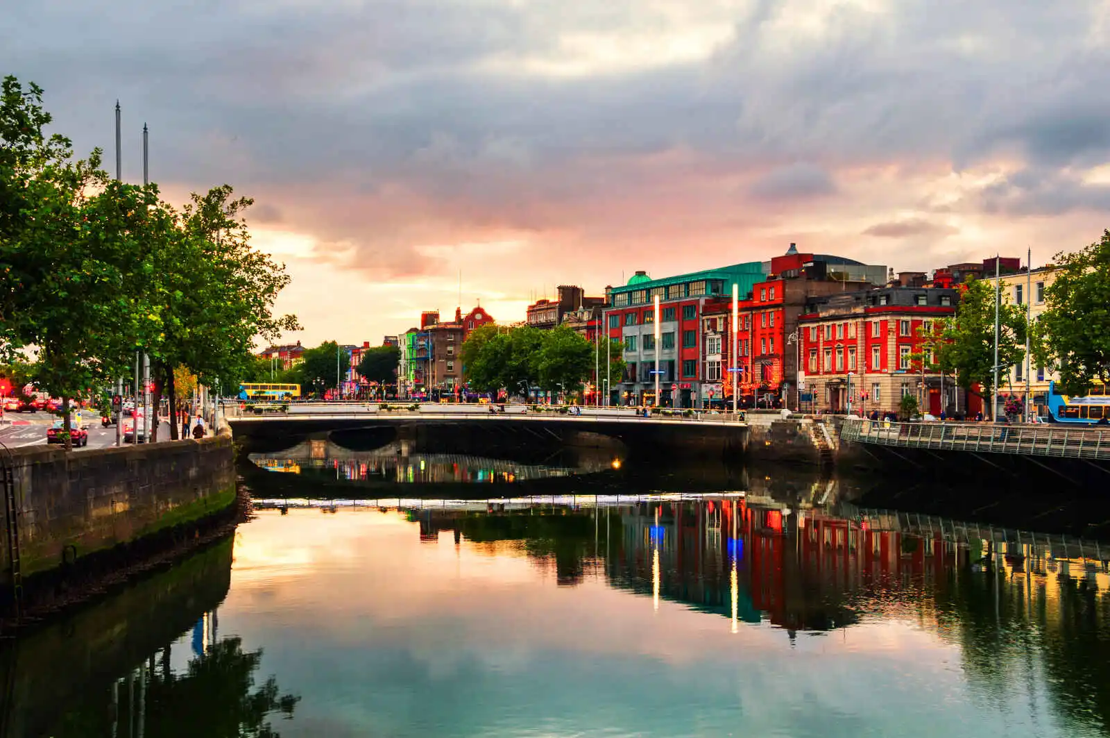 Liffey River, Dublin, Irlande