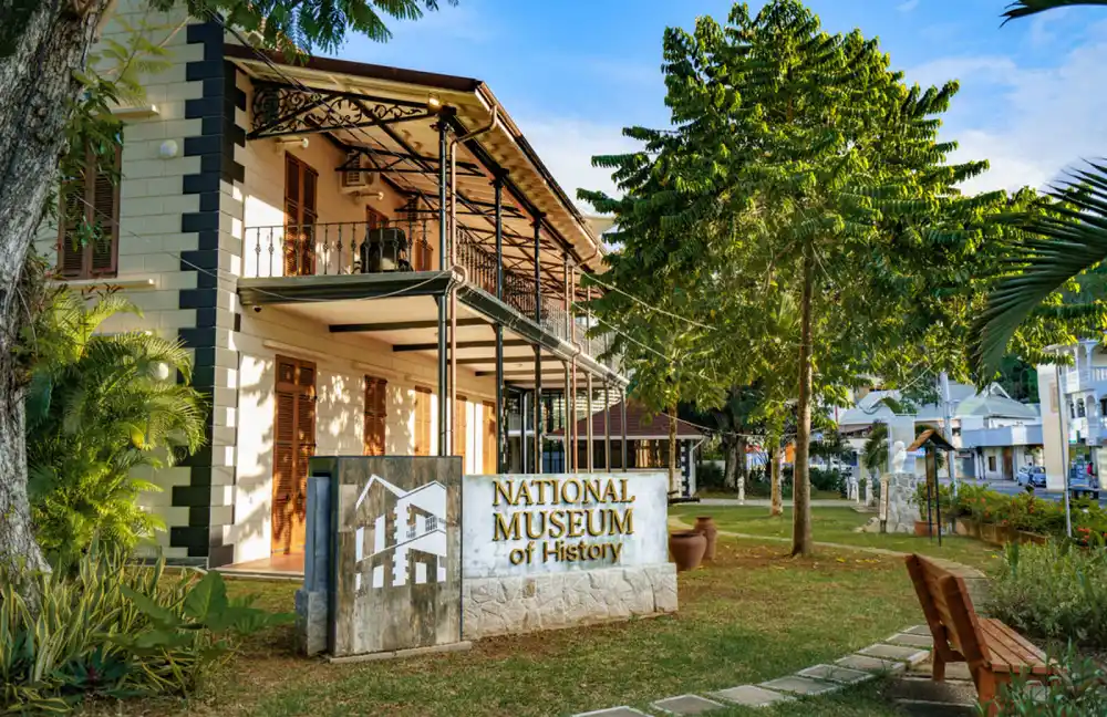 Vue sur le Musée National de l'Histoire, Victoria, Seychelles