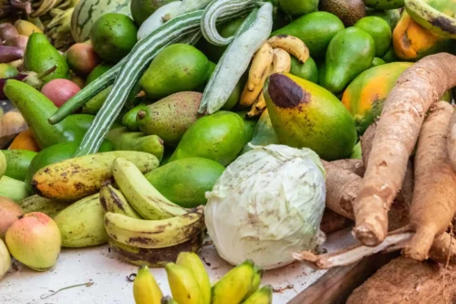 Fruits et légumes au marché, Victoria, Seychelles