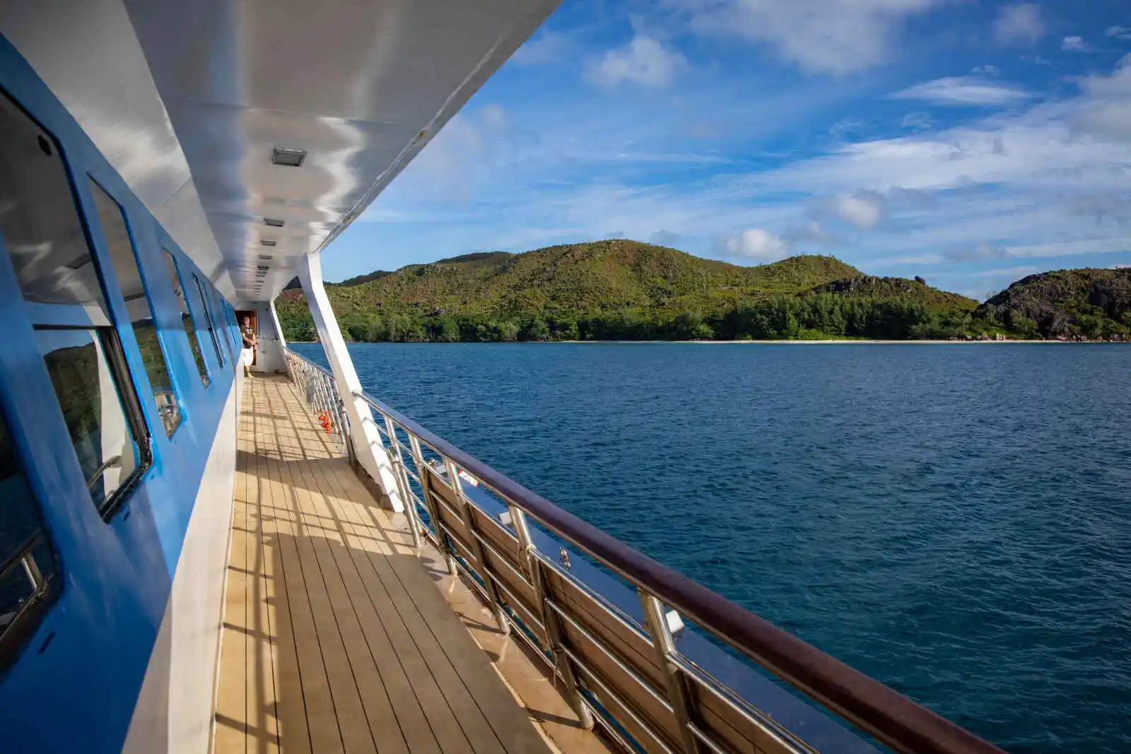 Pont du bateau, M/Y Pegasos