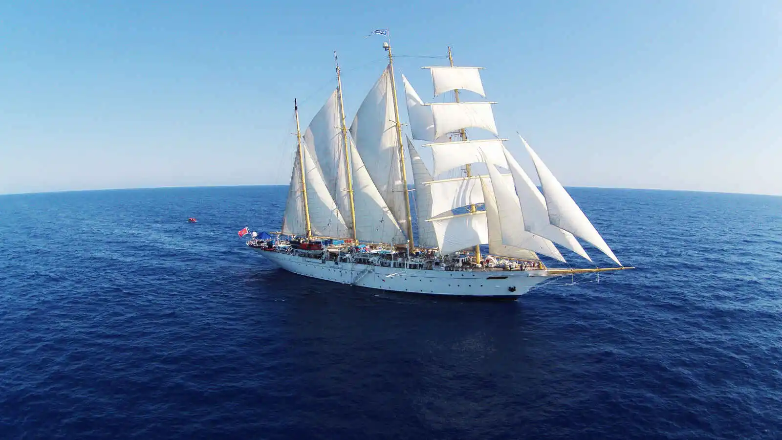 Vue extérieure du bateau, Star Clipper