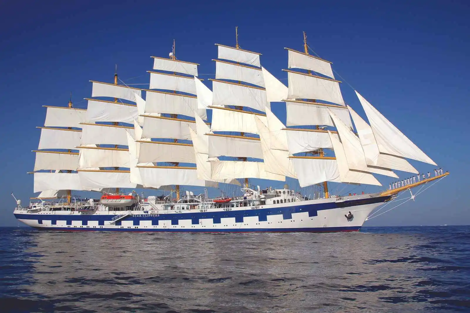 Vue extérieure du bateau, Royal Clipper