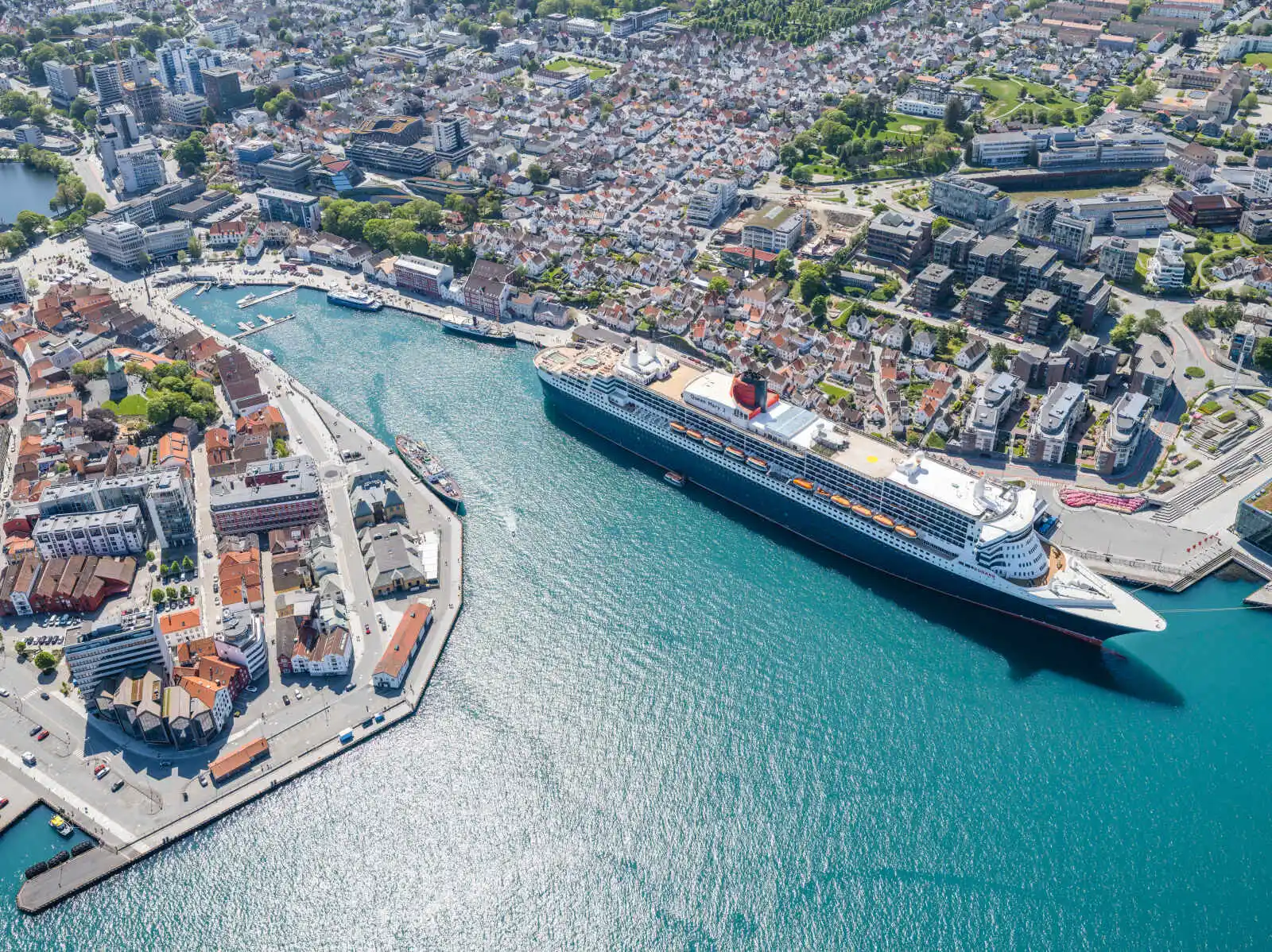 Vue extérieure du bateau, Queen Mary 2