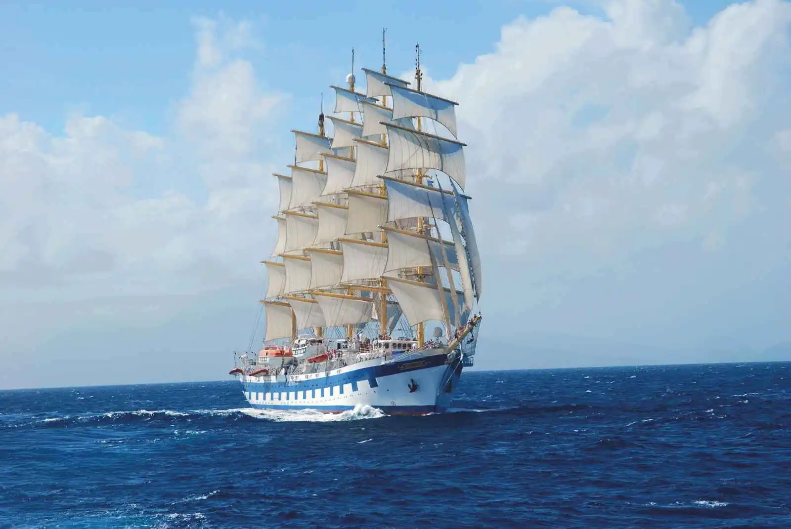 Vue extérieure du bateau, Royal Clipper