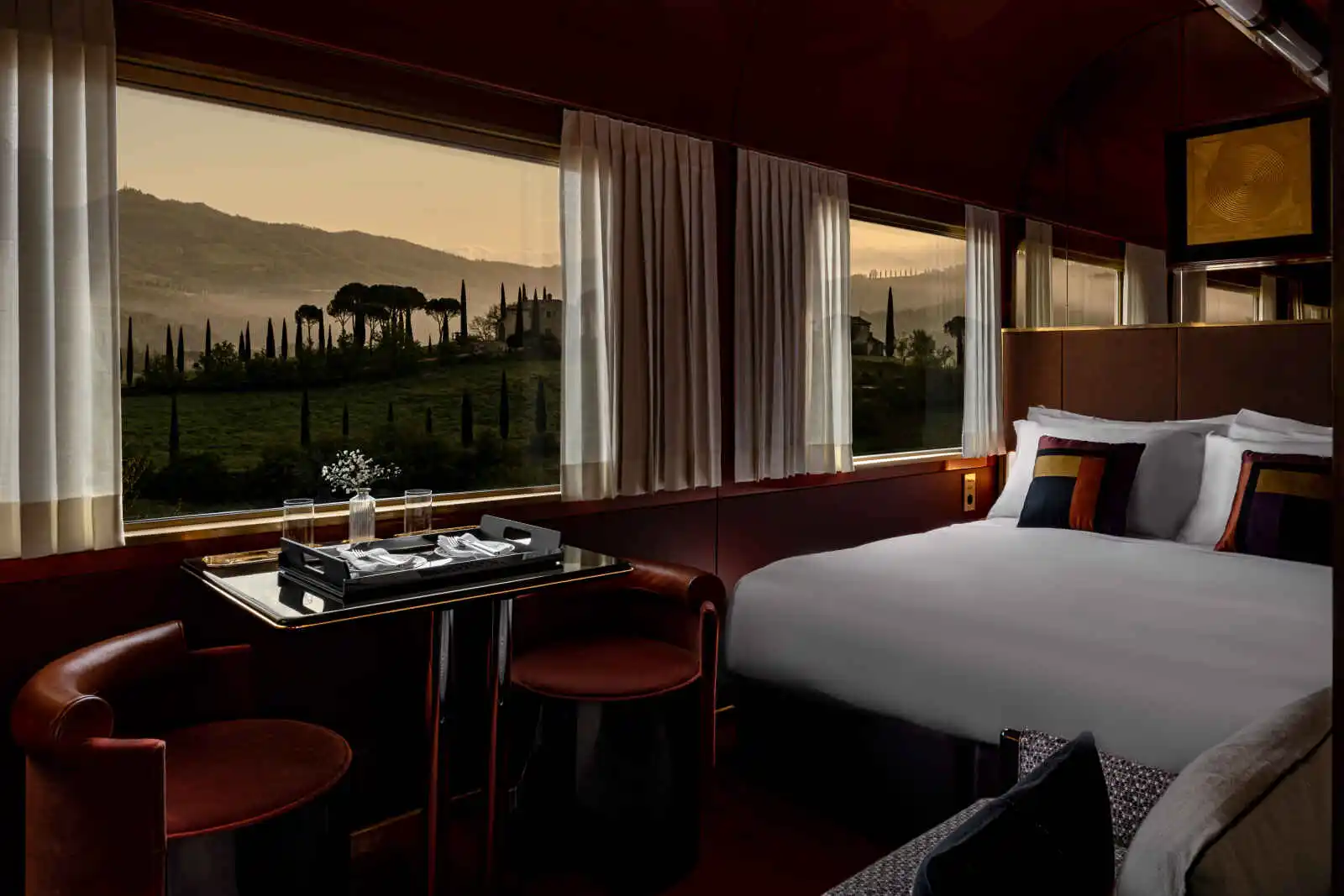 Chambre, cabine suite, La Dolce Vita Orient Express