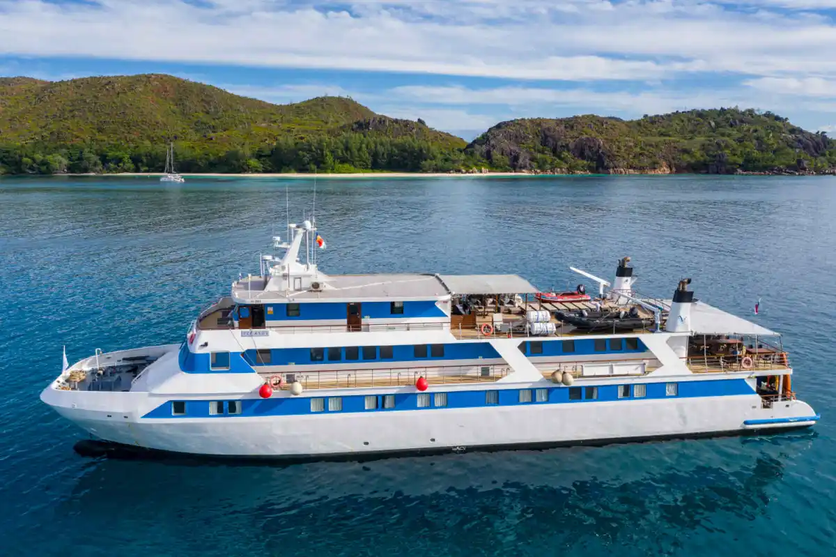 Vue extérieure du bateau, M/Y Pegasos